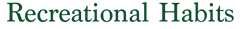 Recreational Habits logo