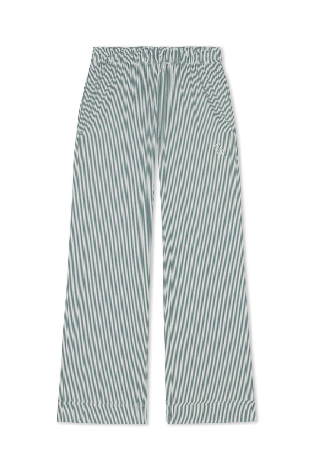 Harrison Boxer Stripe Pant in Green