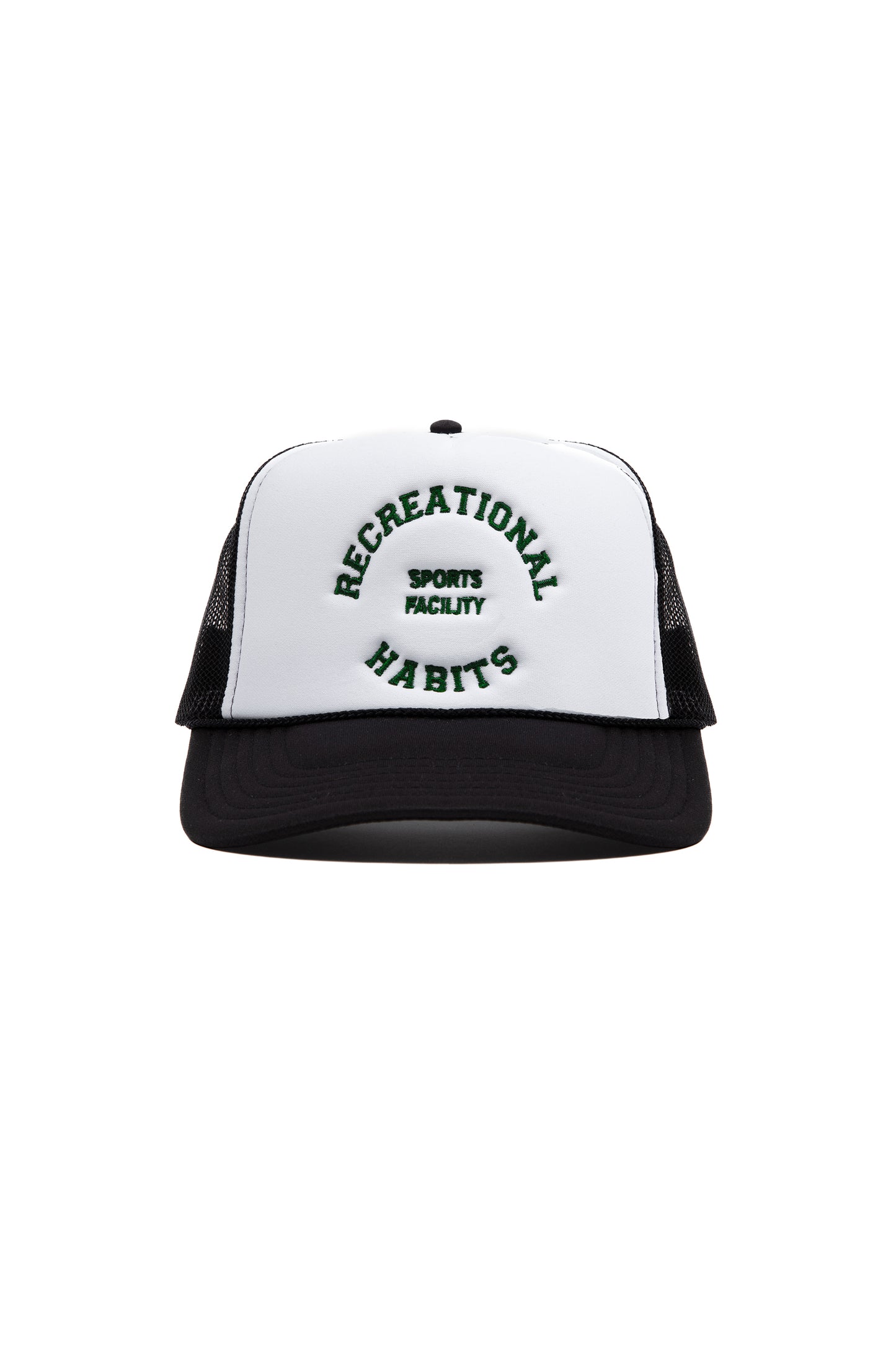 Cade Sports Facility Trucker Hat in Black