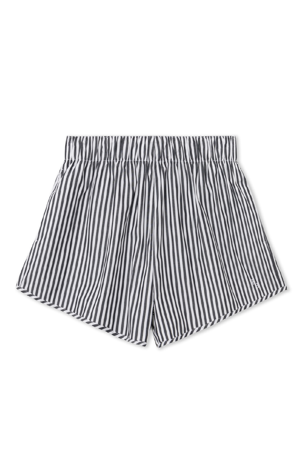 Ferry Boxer Short in Black and White Stripe