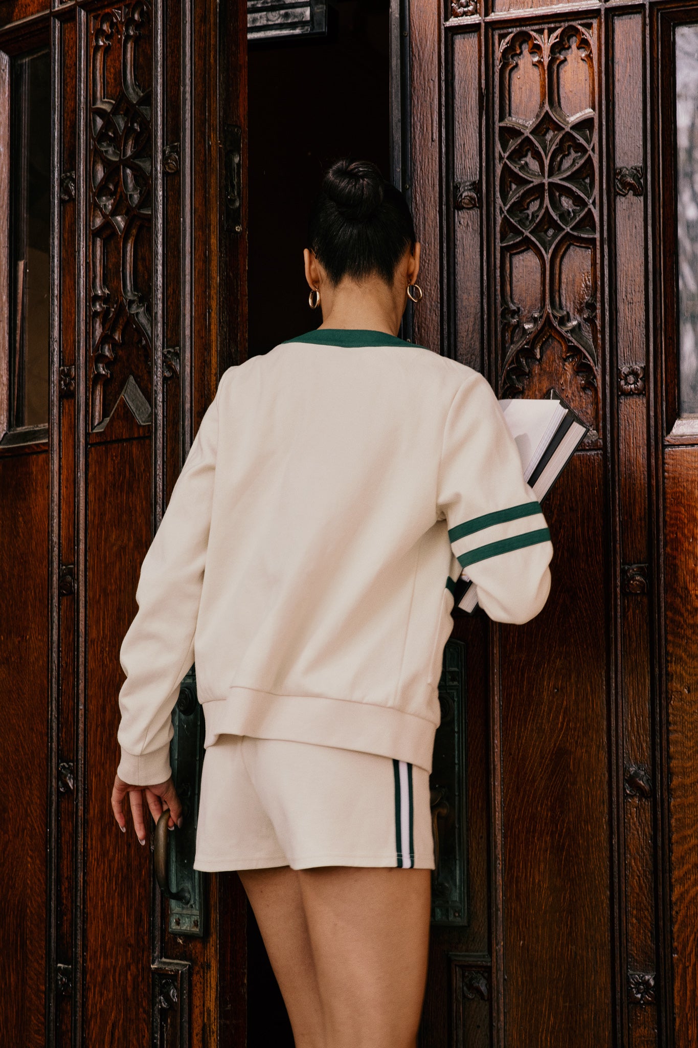 Howard Interlock Shorts In Ivory