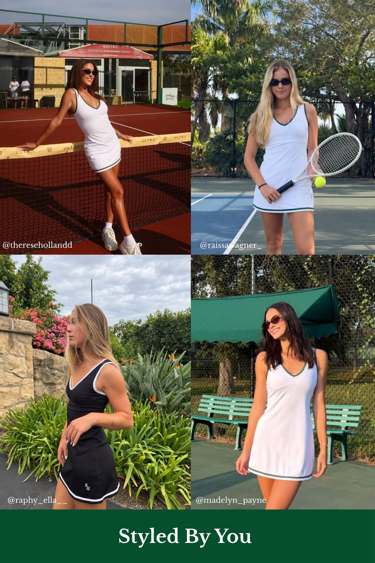 Chris Tennis Dress In White