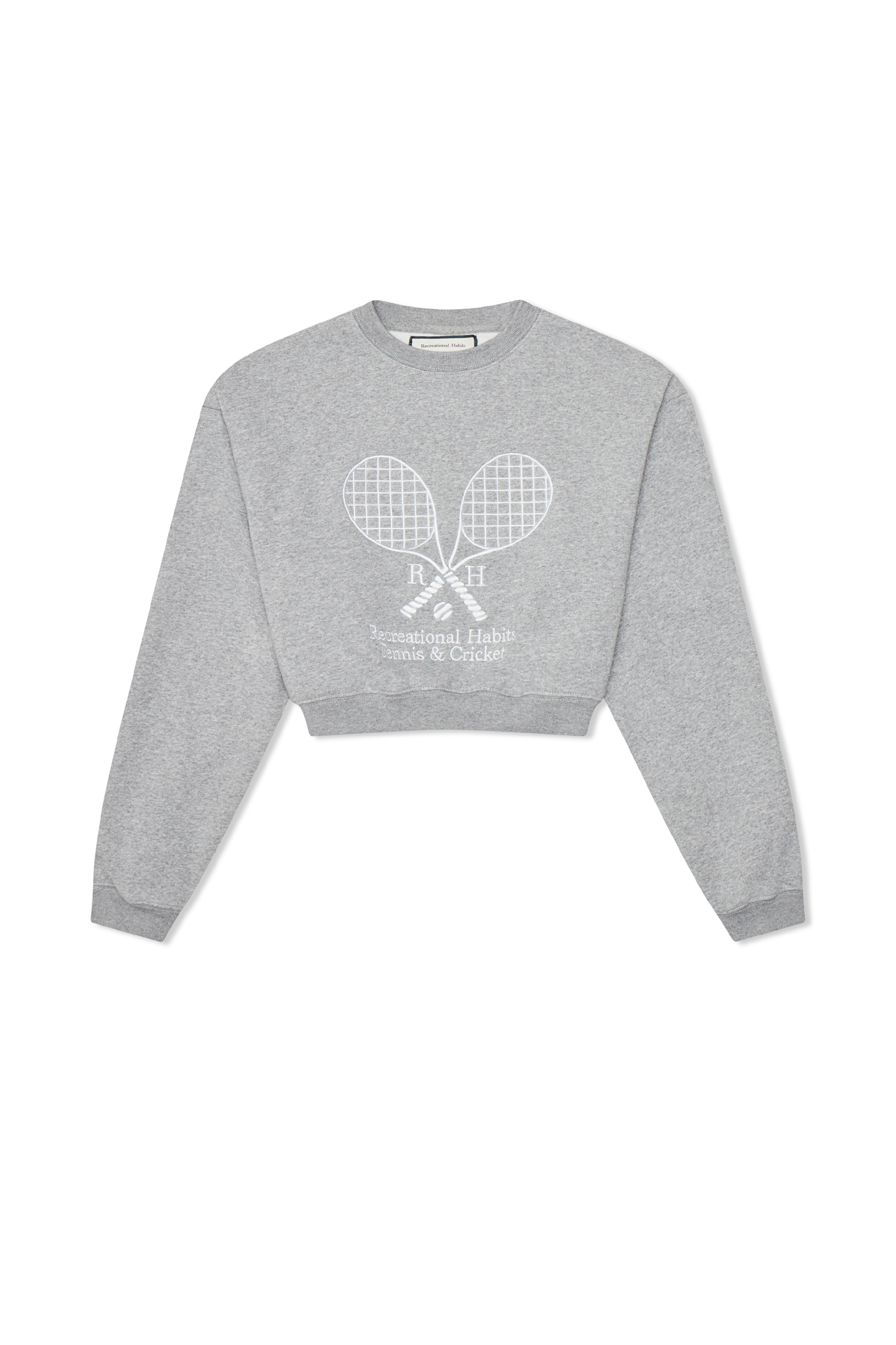 Williams Cropped Crew In Grey