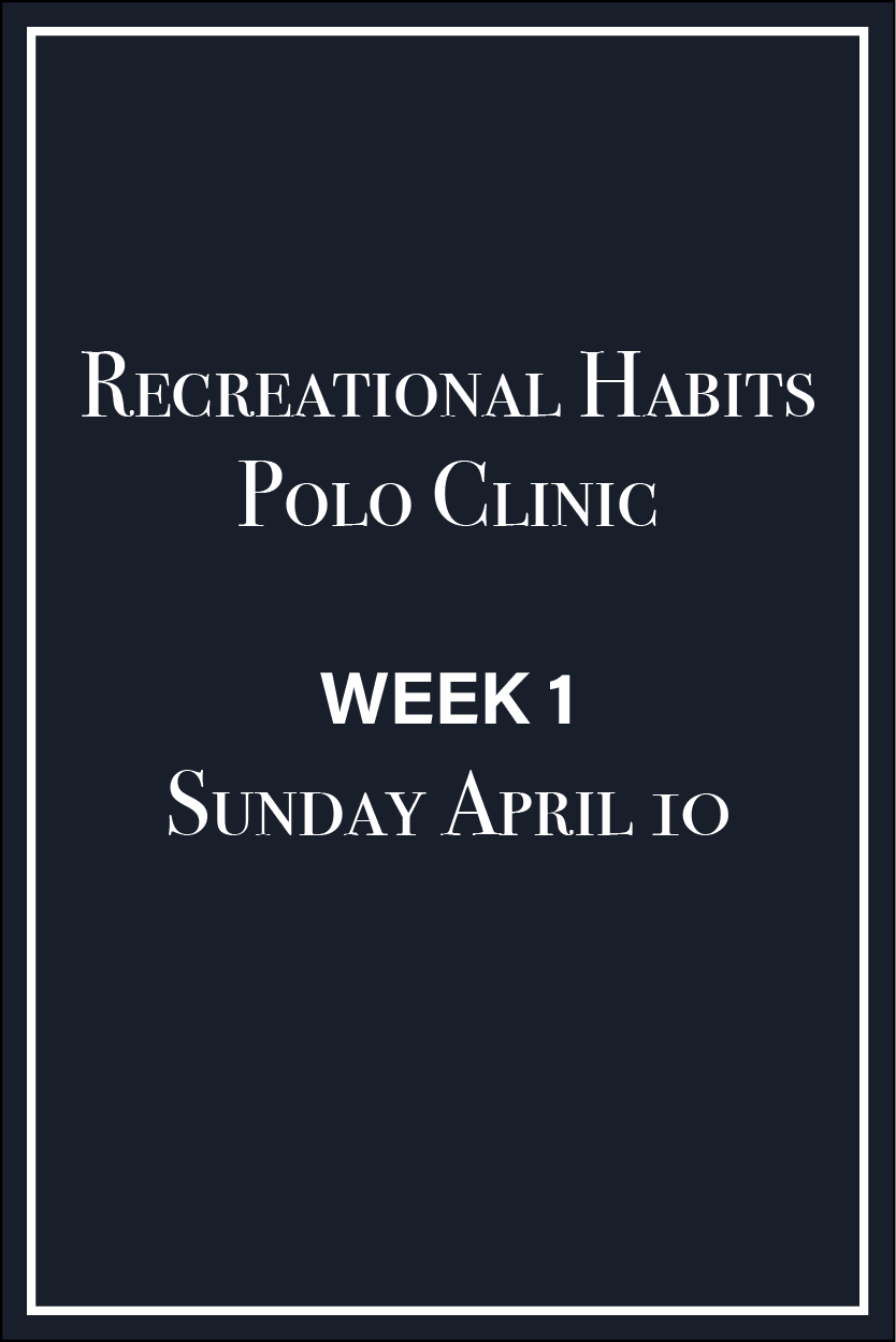RH Polo Clinic - Weekend 1: April 10