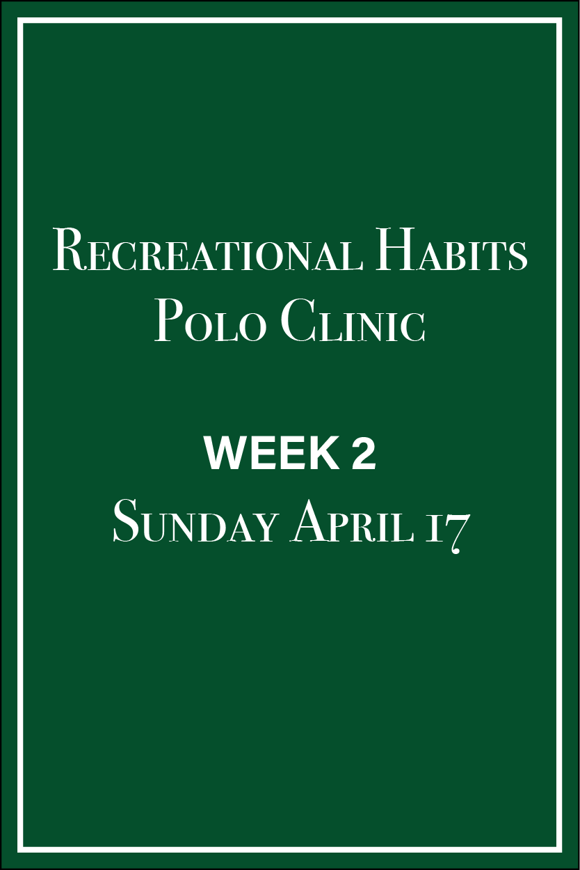RH Polo Clinic - Weekend 2: April 17