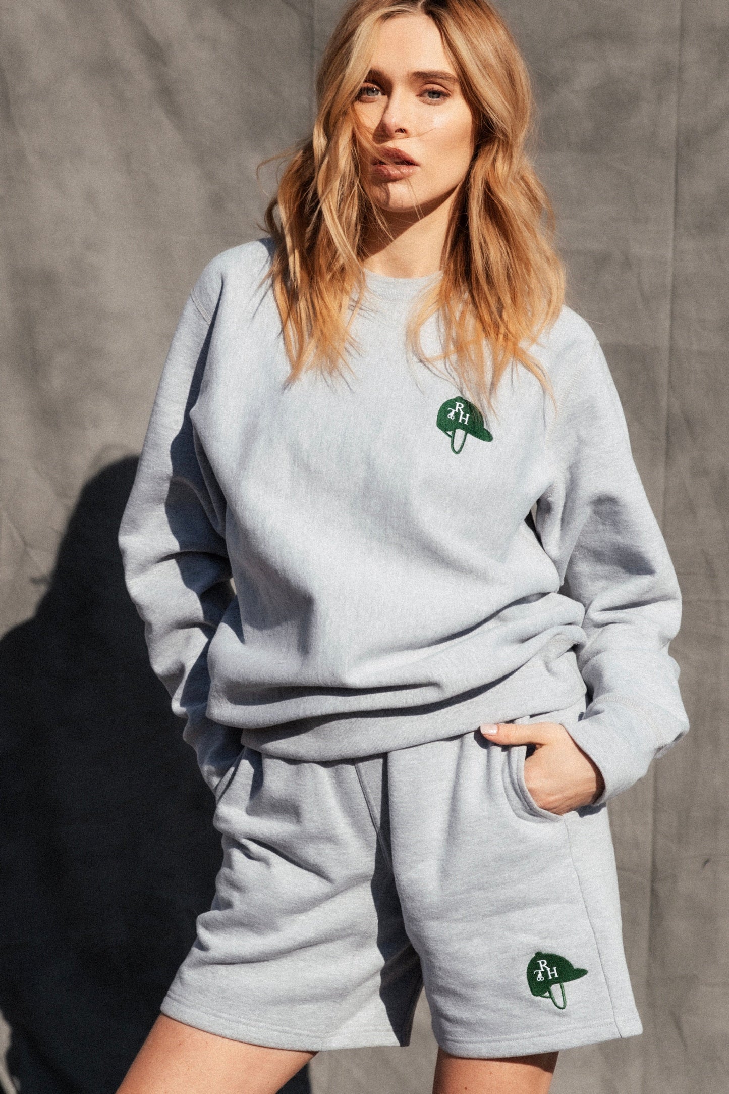 Ziggy Unisex Equestrian Sweat Short in Grey