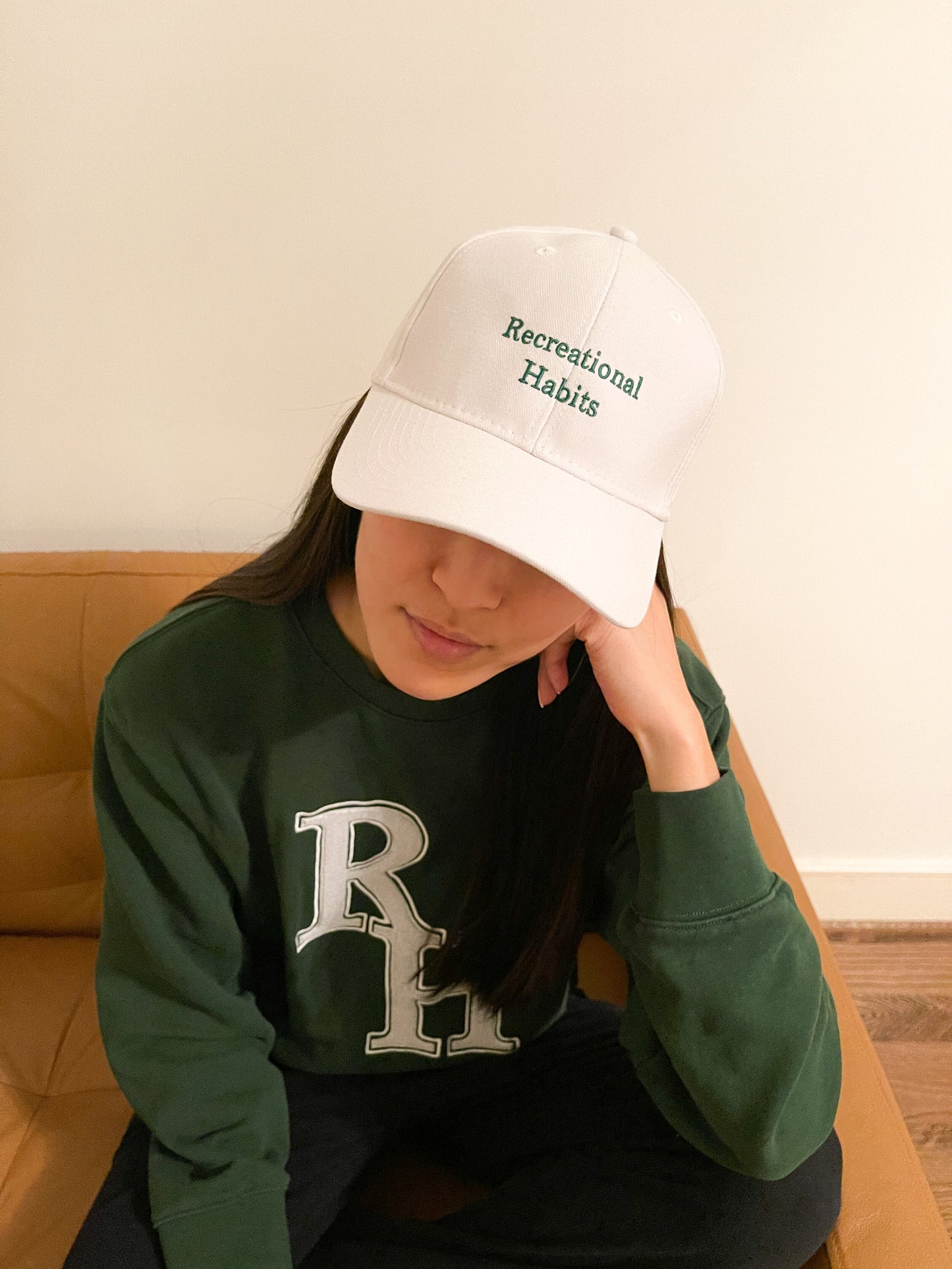 White Golf Cap