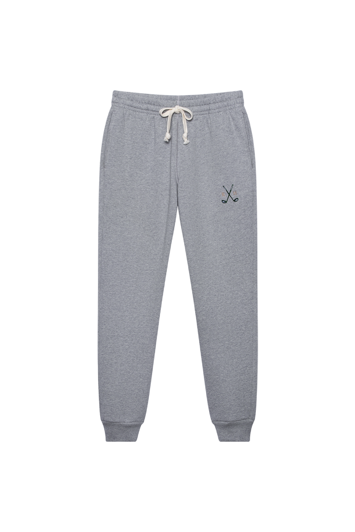 Moose Unisex Sweatpant with Golf Clubs in Grey