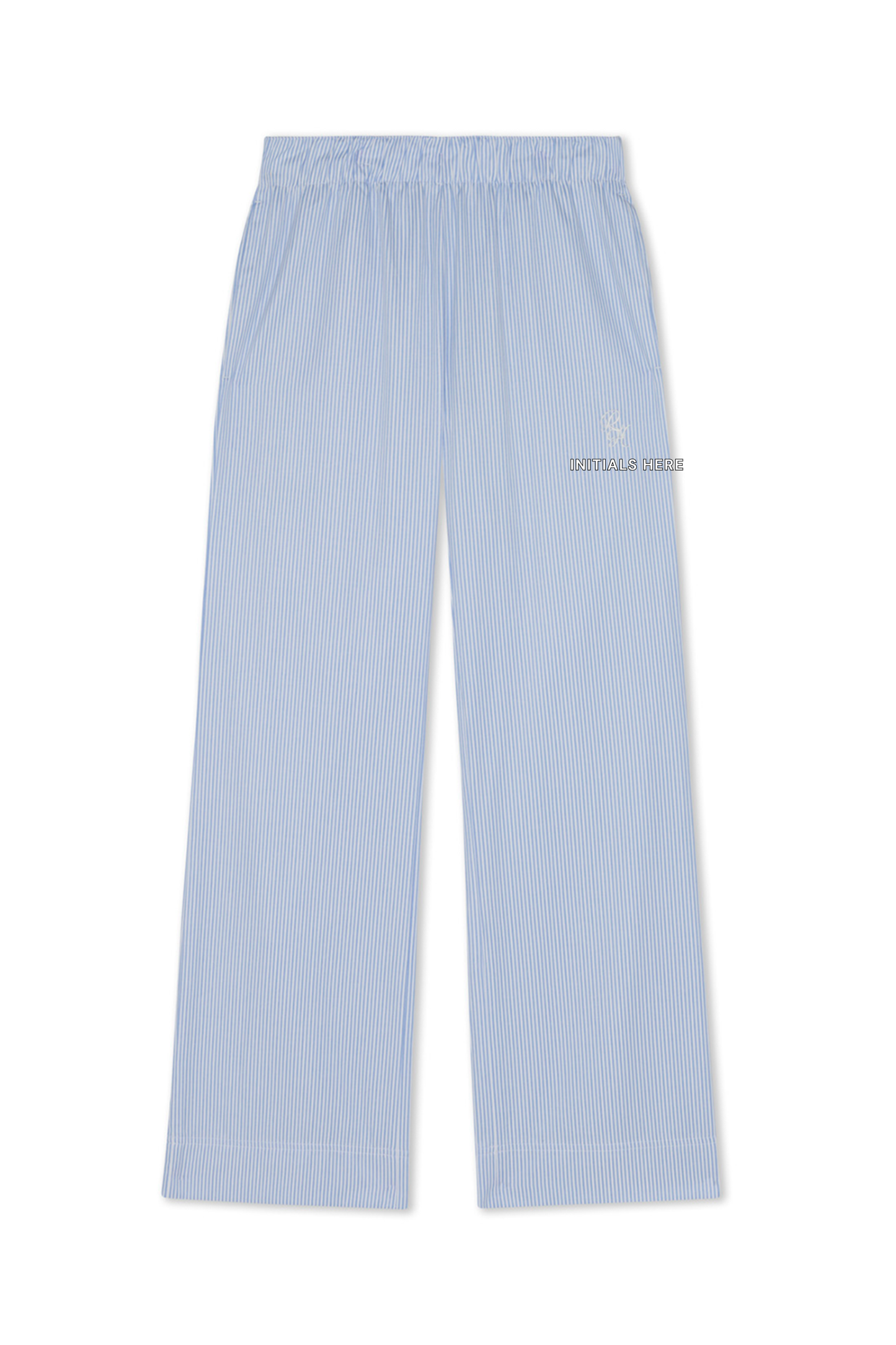 Harrison Boxer Stripe Pant in Blue With Personalization