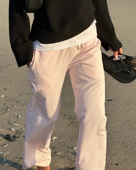 Harrison Boxer Stripe Pant in Pink