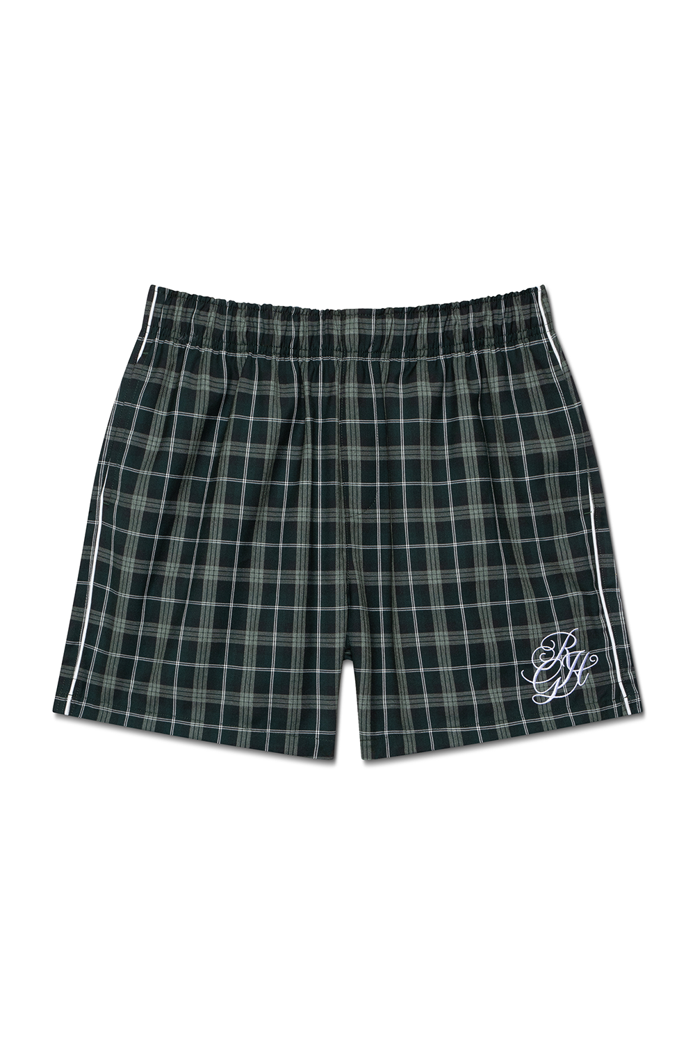 Bogart PJ Short in Green Tartan