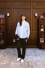 USA Fencing Martha Shirt In Blue Stripe