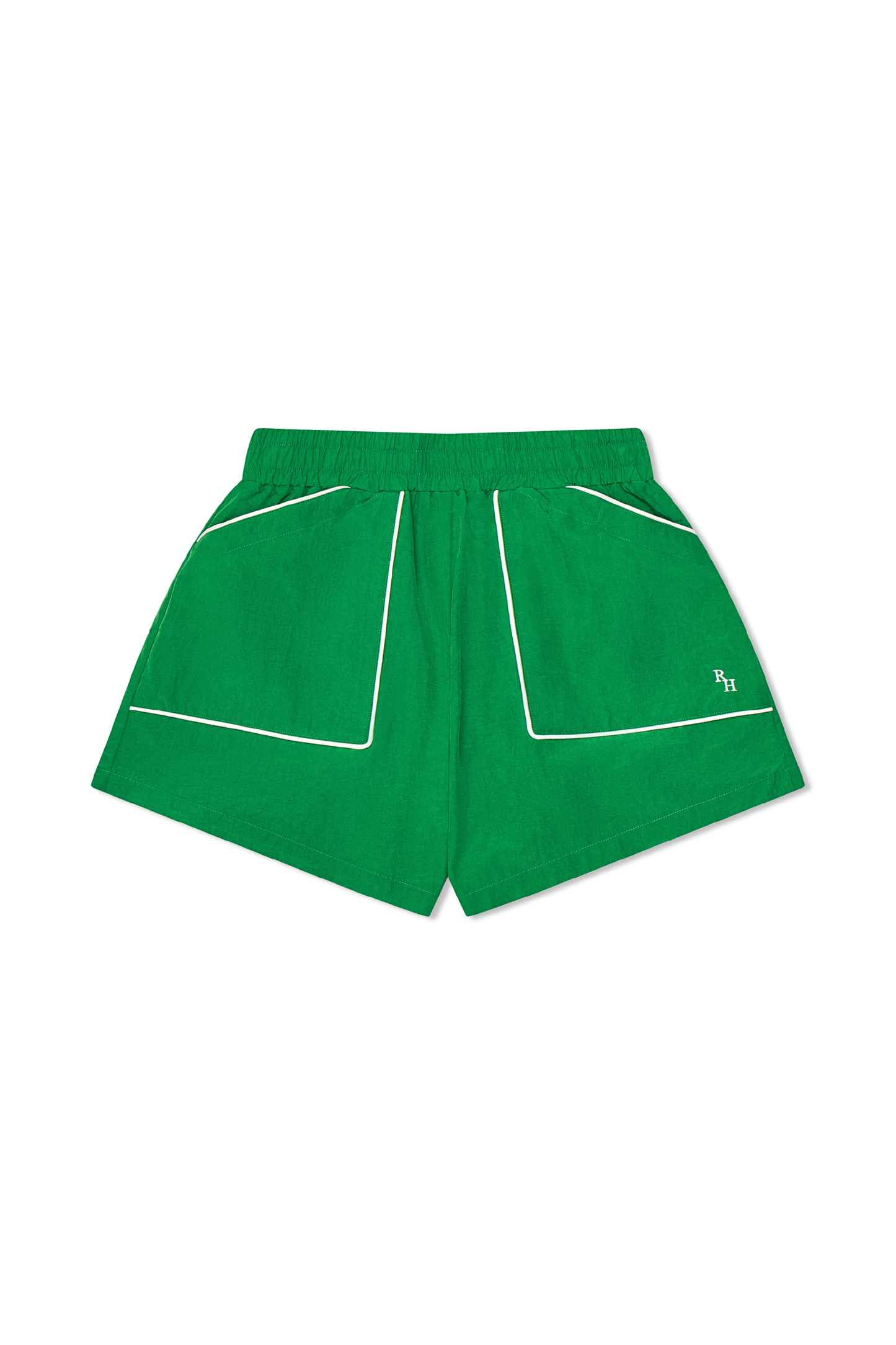 Princeton Nylon Patch Pocket Short in Green