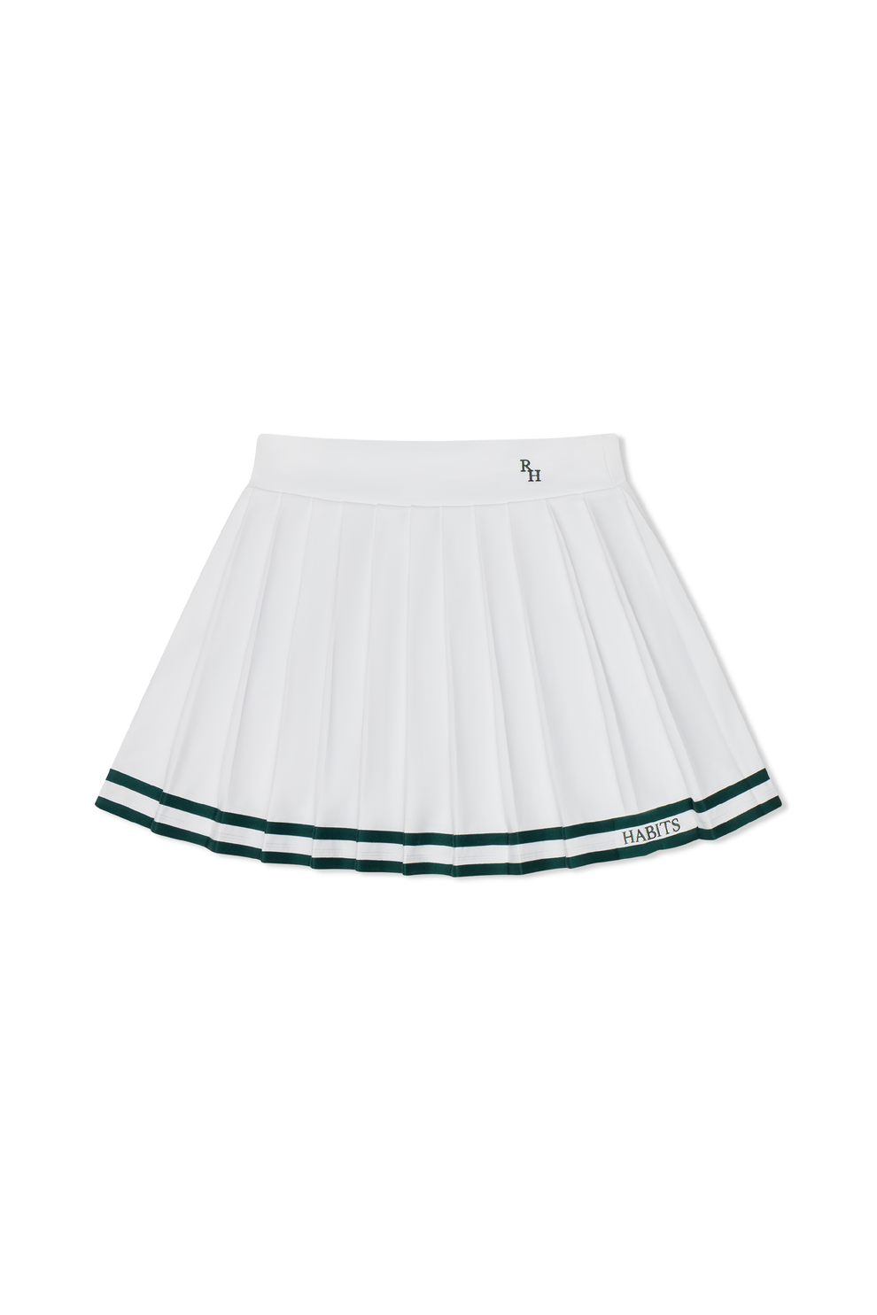 Natasha Tennis Skirt with Green Piping – Recreational Habits