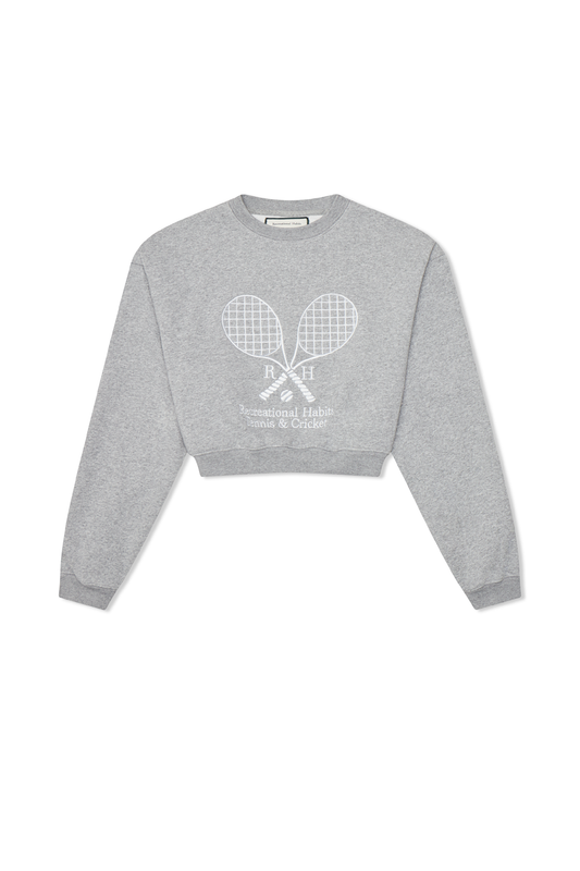 Williams Cropped Crew In Grey