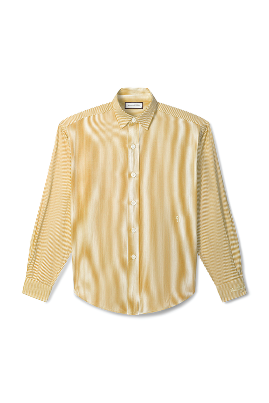 The Martha Cotton Shirt in Faded Yellow