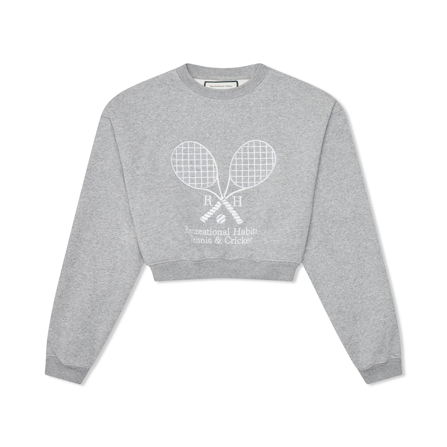 Williams Cropped Crew In Grey